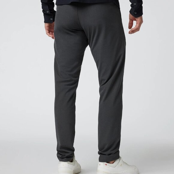 Vuori Aim Pant Golf Travel Lightweight 4 Way-Stretch Pocket Zip Charcoal V431 - Picture 5 of 12